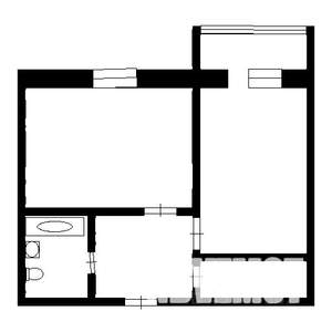 1-к квартира, вторичка, 28м2, 3/5 этаж