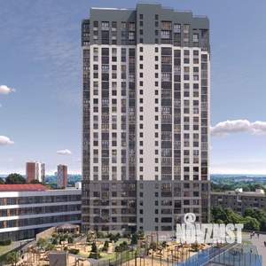 1-к квартира, строящийся дом, 37м2, 21/26 этаж