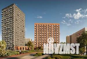 2-к квартира, строящийся дом, 32м2, 11/24 этаж