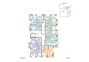 2-к квартира, вторичка, 67м2, 4/25 этаж