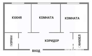 2-к квартира, вторичка, 54м2, 10/25 этаж