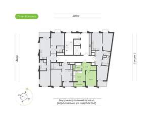 1-к квартира, вторичка, 37м2, 8/17 этаж