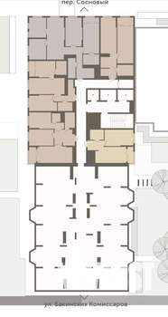 1-к квартира, вторичка, 54м2, 12/23 этаж