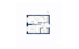 1-к квартира, вторичка, 40м2, 3/28 этаж