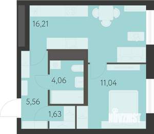 1-к квартира, вторичка, 39м2, 25/25 этаж