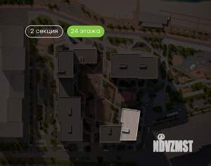2-к квартира, вторичка, 69м2, 23/24 этаж