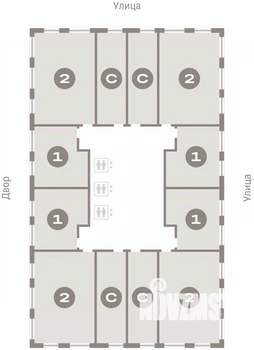 Студия квартира, вторичка, 33м2, 10/25 этаж