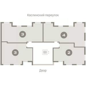 1-к квартира, вторичка, 85м2, 8/8 этаж