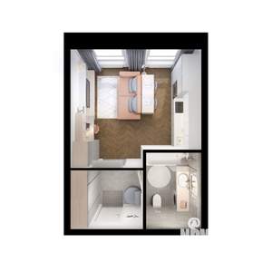 Студия квартира, вторичка, 25м2, 20/29 этаж