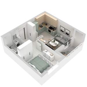 1-к квартира, вторичка, 38м2, 4/17 этаж