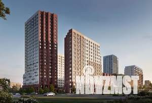 2-к квартира, строящийся дом, 39м2, 2/24 этаж