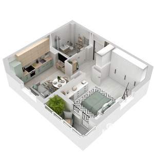 1-к квартира, вторичка, 41м2, 4/17 этаж