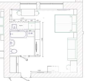 Студия квартира, вторичка, 34м2, 9/9 этаж
