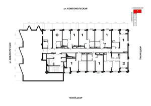 1-к квартира, вторичка, 44м2, 24/25 этаж