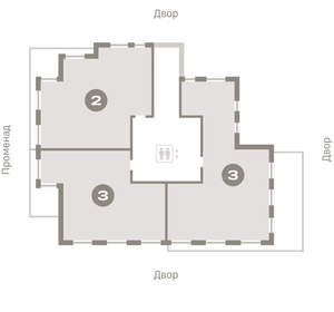 3-к квартира, вторичка, 86м2, 8/8 этаж