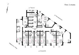 Студия квартира, строящийся дом, 23м2, 2/25 этаж