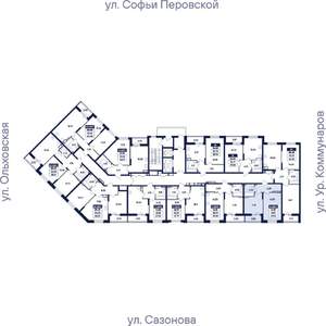 1-к квартира, вторичка, 40м2, 6/17 этаж
