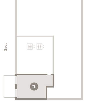 1-к квартира, вторичка, 74м2, 2/16 этаж