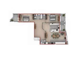 3-к квартира, вторичка, 103м2, 6/16 этаж