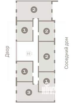 2-к квартира, вторичка, 64м2, 7/8 этаж