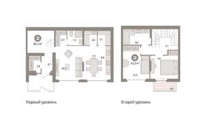 2-к квартира, вторичка, 85м2, 1/9 этаж