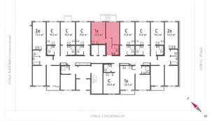 1-к квартира, вторичка, 34м2, 1/8 этаж