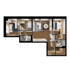 3-к квартира, вторичка, 75м2, 13/29 этаж