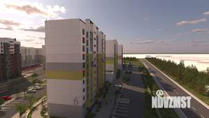 1-к квартира, строящийся дом, 34м2, 9/10 этаж