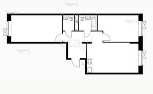 2-к квартира, вторичка, 43м2, 2/5 этаж