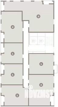 1-к квартира, вторичка, 53м2, 3/16 этаж