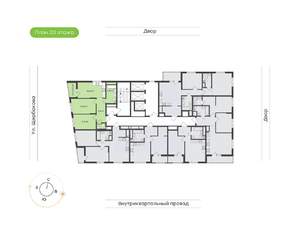 2-к квартира, вторичка, 58м2, 20/24 этаж