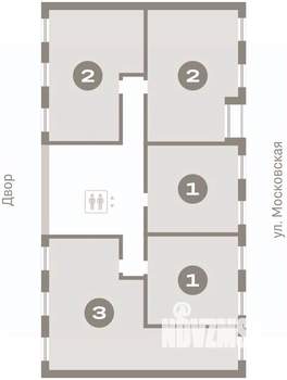 3-к квартира, вторичка, 81м2, 2/7 этаж