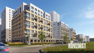 1-к квартира, строящийся дом, 45м2, 9/14 этаж