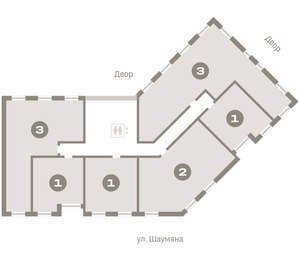 3-к квартира, вторичка, 116м2, 3/24 этаж