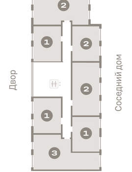 1-к квартира, вторичка, 35м2, 8/9 этаж