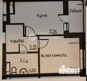 1-к квартира, вторичка, 38м2, 13/31 этаж