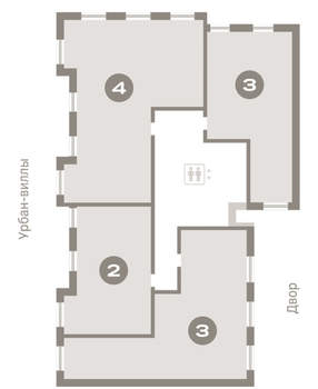 2-к квартира, вторичка, 144м2, 8/16 этаж
