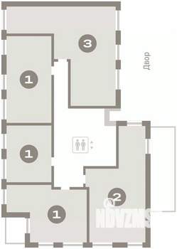 1-к квартира, вторичка, 54м2, 9/9 этаж