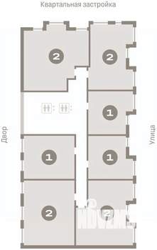 2-к квартира, вторичка, 83м2, 8/16 этаж