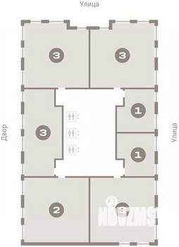 3-к квартира, вторичка, 96м2, 4/25 этаж