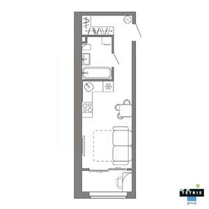 Студия квартира, вторичка, 29м2, 26/32 этаж