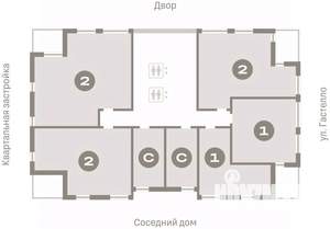 1-к квартира, вторичка, 47м2, 12/16 этаж