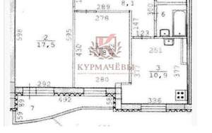 2-к квартира, вторичка, 53м2, 10/21 этаж