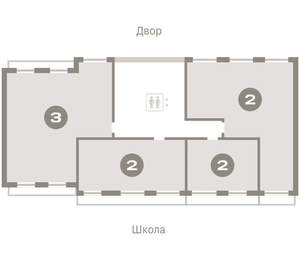 2-к квартира, вторичка, 69м2, 8/9 этаж
