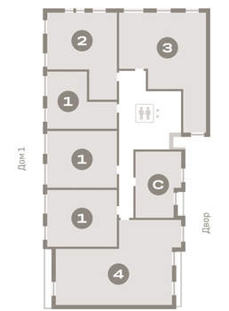 4-к квартира, вторичка, 114м2, 9/9 этаж