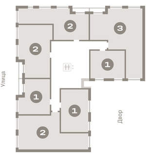 1-к квартира, вторичка, 36м2, 6/25 этаж