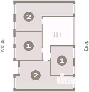 1-к квартира, вторичка, 40м2, 4/7 этаж
