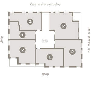 1-к квартира, вторичка, 44м2, 7/8 этаж