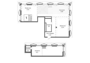 1-к квартира, вторичка, 124м2, 16/16 этаж