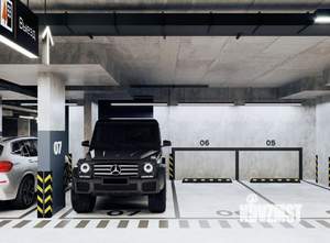 1-к квартира, строящийся дом, 43м2, 2/30 этаж